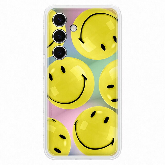 Imagen 0 de Funda Flipsuit Smiley amarilla Samsung para Galaxy S24