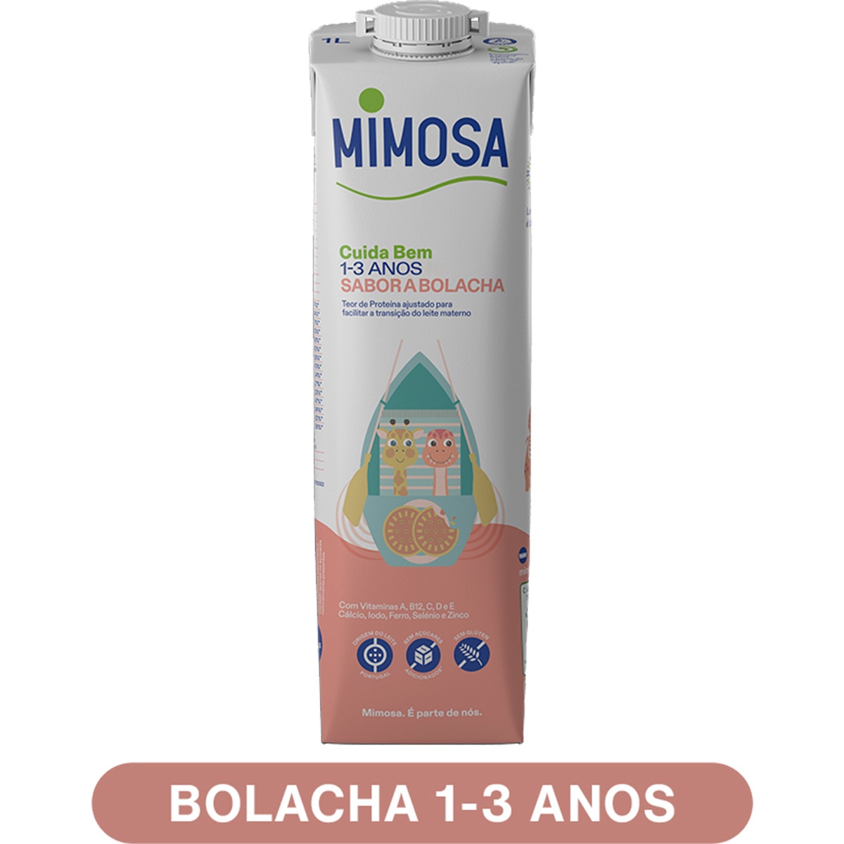 Bebida Láctea Bolacha 1-3 Anos Cuida Bem embalagem 1 L