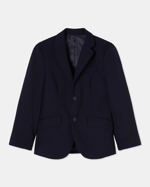 Imagen 0 de Americana de niño con lana en color liso