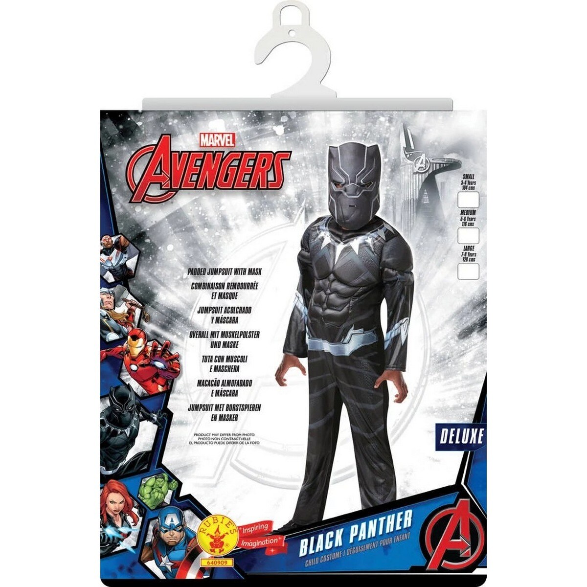 Disfarce Infantil Black Panther Deluxe 2