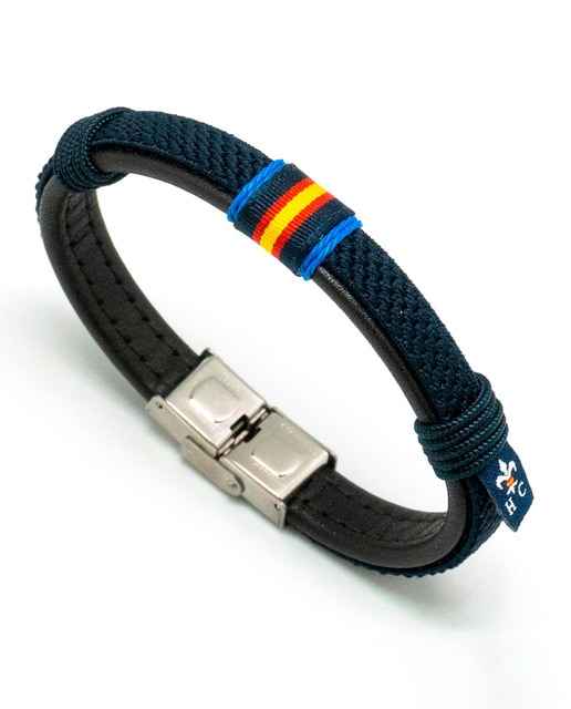 Imagen 0 de Pulsera azul marino bandera España
