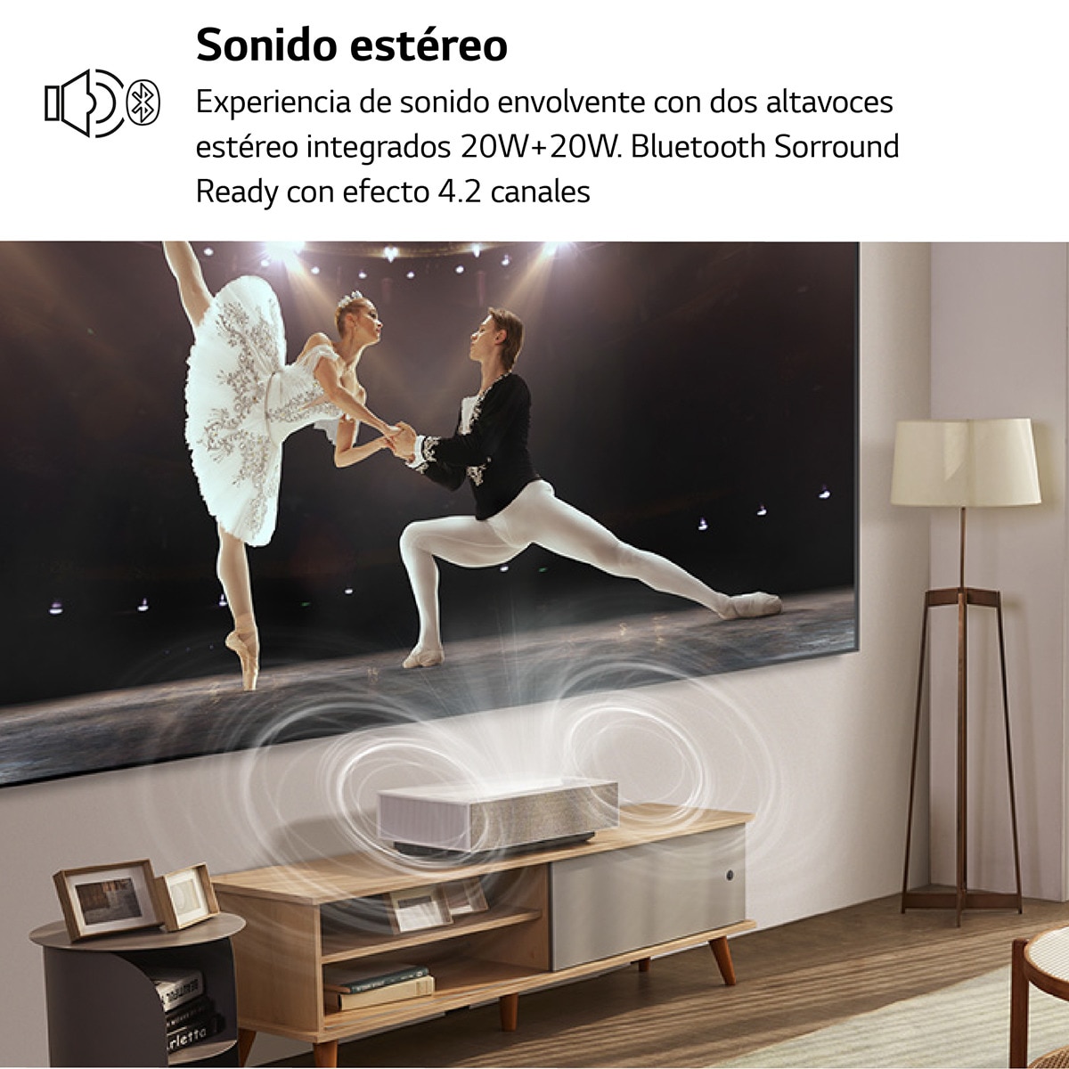 Proyector Láser LG HU715QW 4K Blanco-7