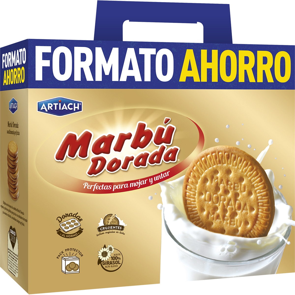 galletas de desayuno doradas al horno paquete 1,8 kg