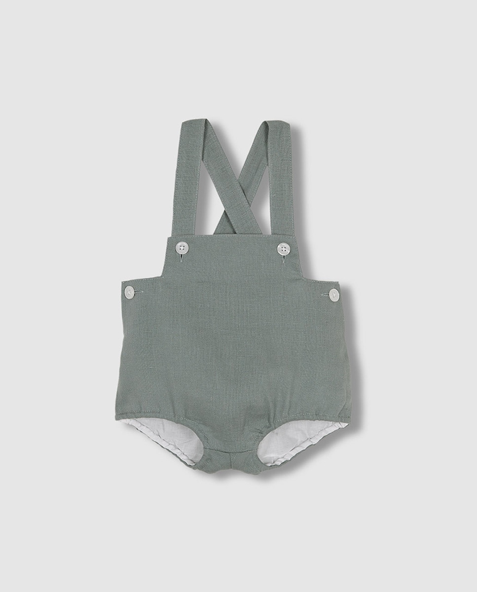 Bombacha com Alças Verde-escuro-3