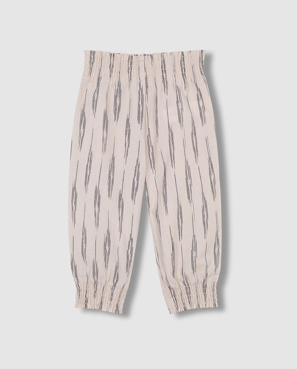 Calças Compridas Ikat Nude-3