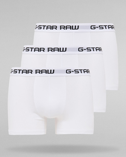 Imagen 0 de Paquete de tres calzoncillos blancos suaves y elásticos
