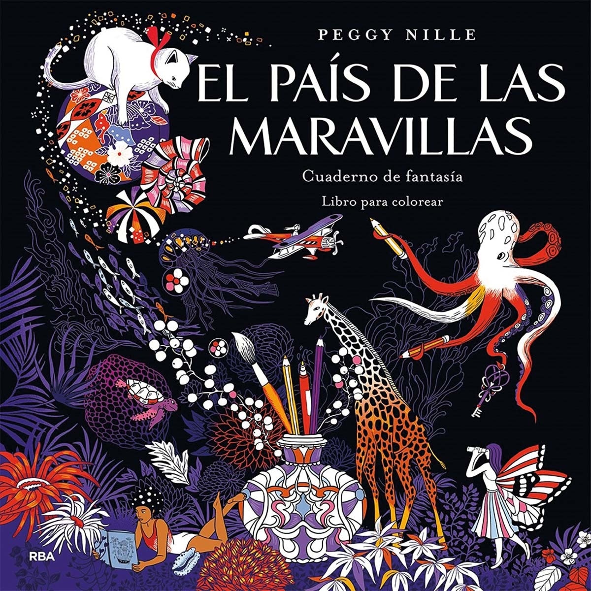 Imagem 0 de El país de las maravillas. Cuaderno de fantasía: Libro para colorear (Capa mole)