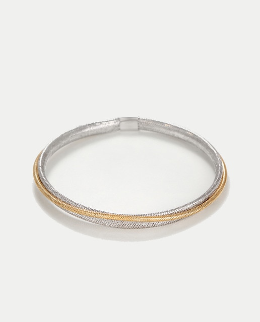 Imagen 0 de Pulsera "Matera" Oro bicolor Blanc 375/1000