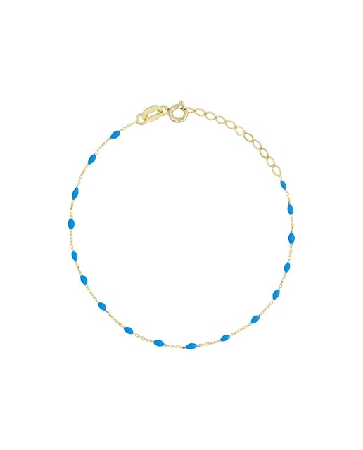 Imagen 0 de Pulsera " Amada Turquoise" Oro amarillo 375/1000