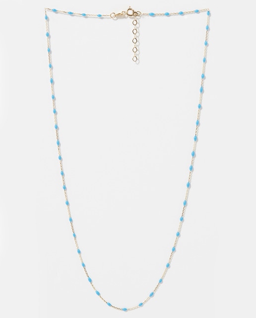 Imagen 0 de Collar " Amada Turquoise" Oro amarillo 375/1000