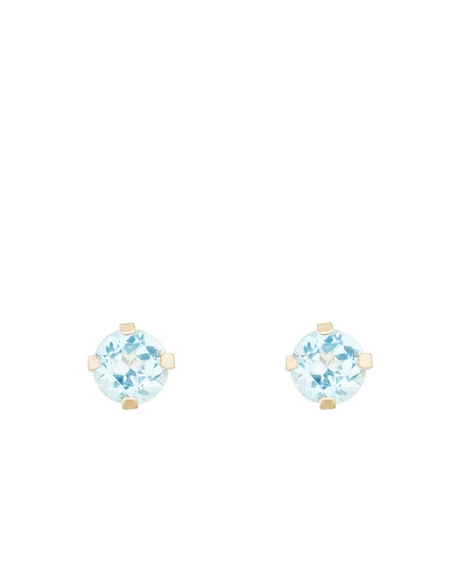 Imagen 0 de Pendientes "Puces Topacio bleue 3mm" : 0,17ct/2