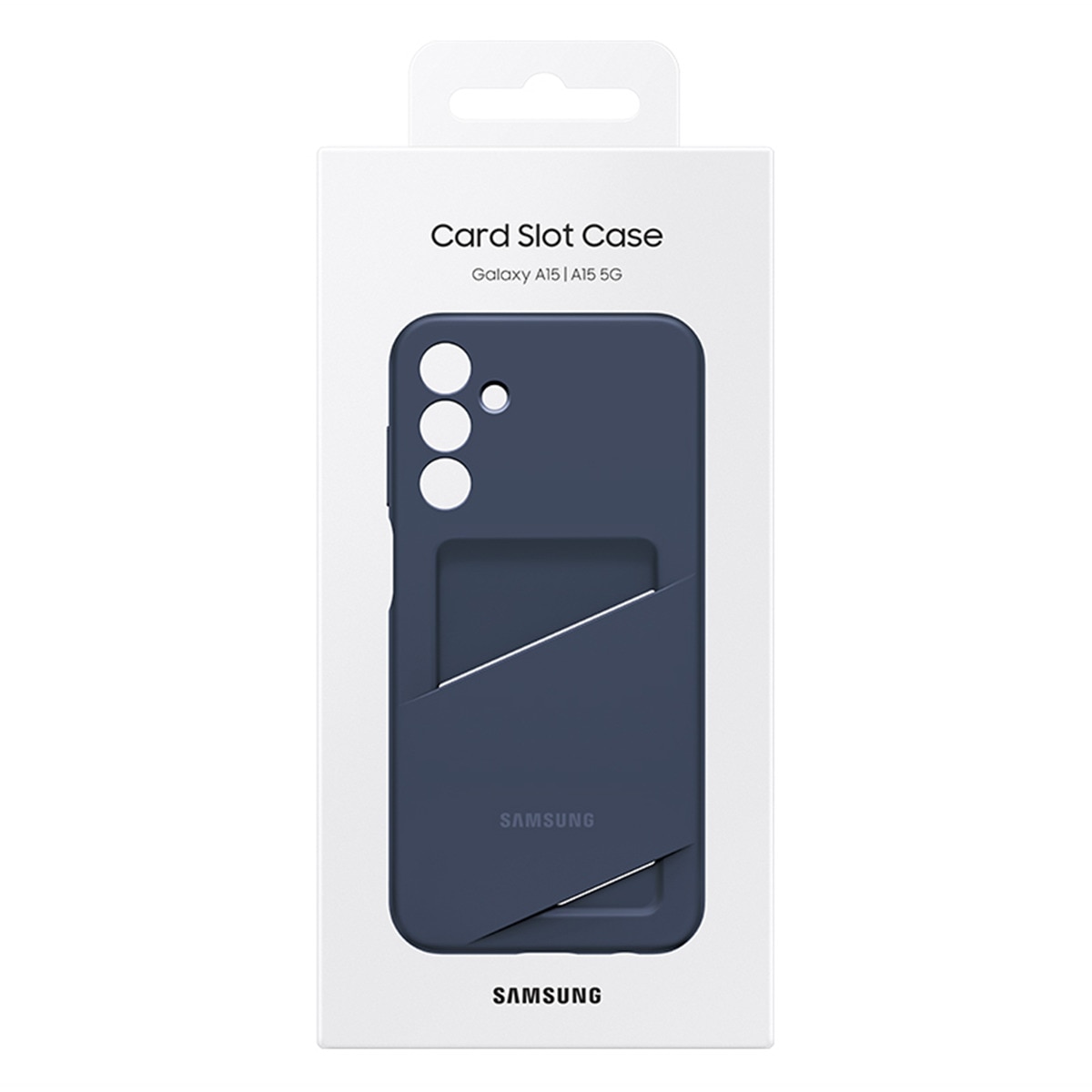 Funda azul oscuro Samsung Card Slot Case para Galaxy A15 Azul oscuro-6