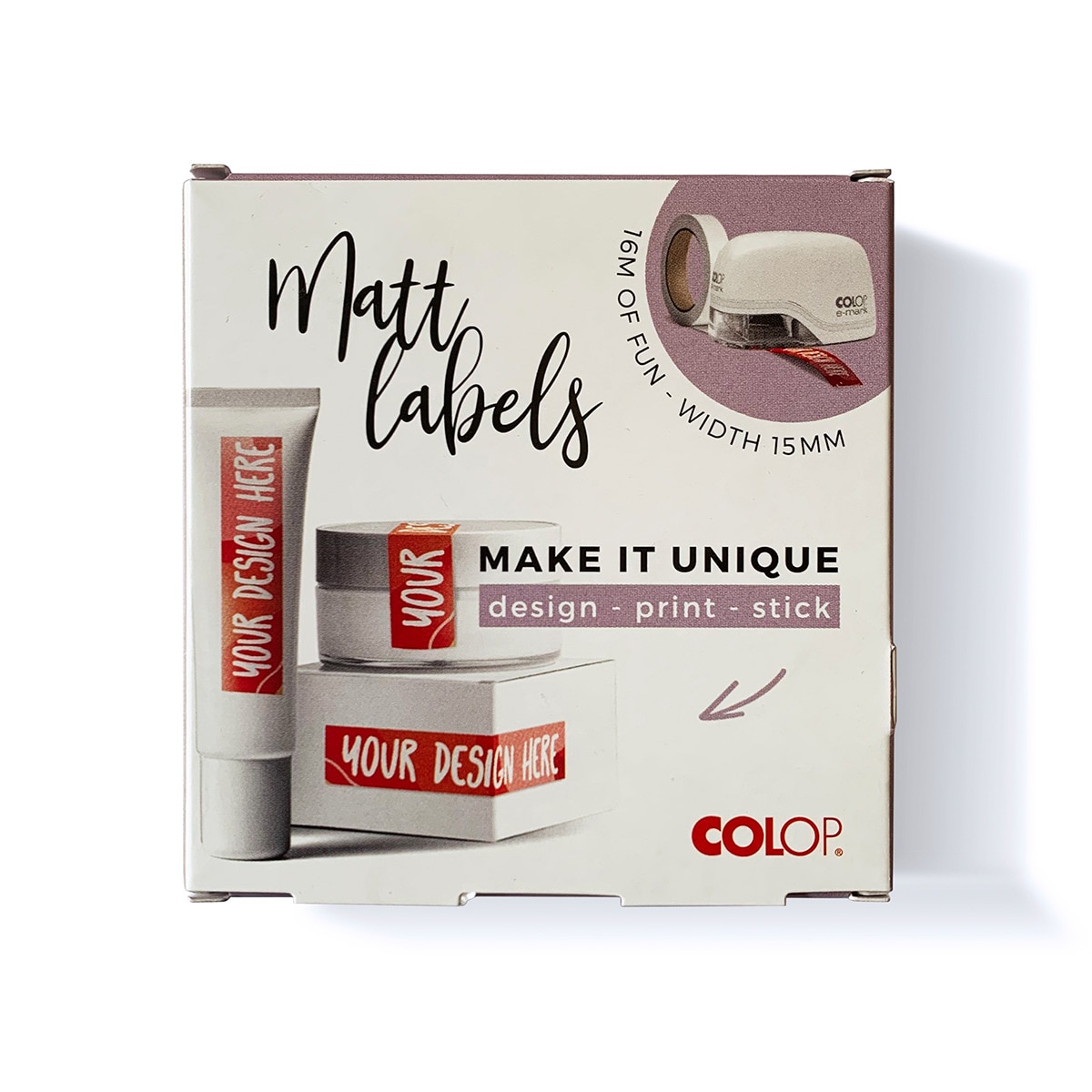 Imagem 0 de Fita Adesiva 16mx15mm E-mark Colop Mate