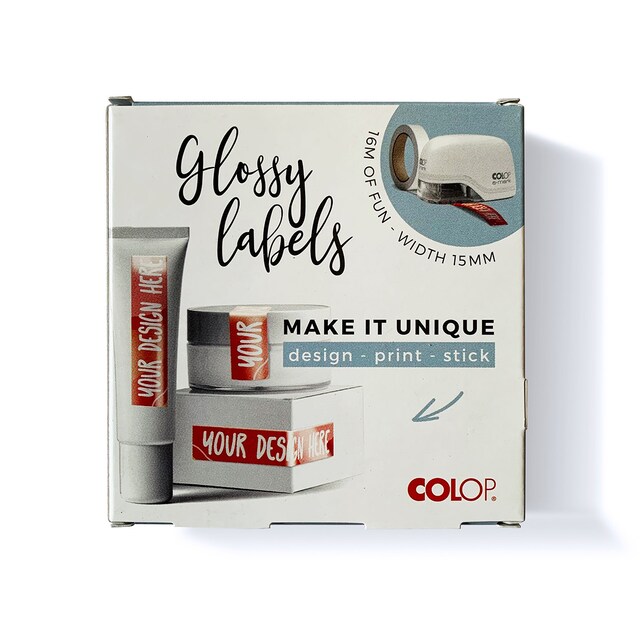 Imagen 0 de Cinta adhesiva 16mx15mm e-mark Colop brillante