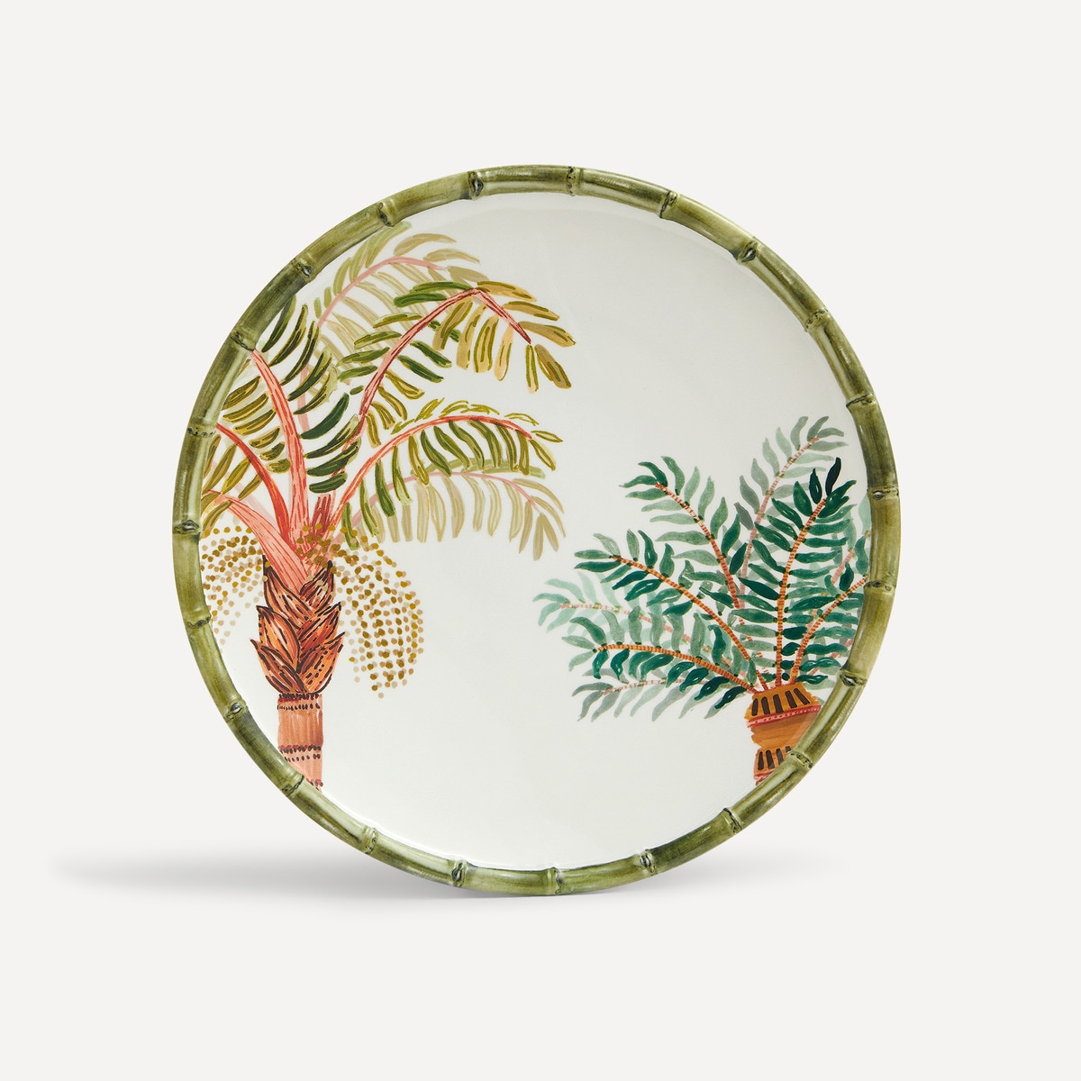 Prato Raso de Melamina Kampala Bambu Multicolor-1