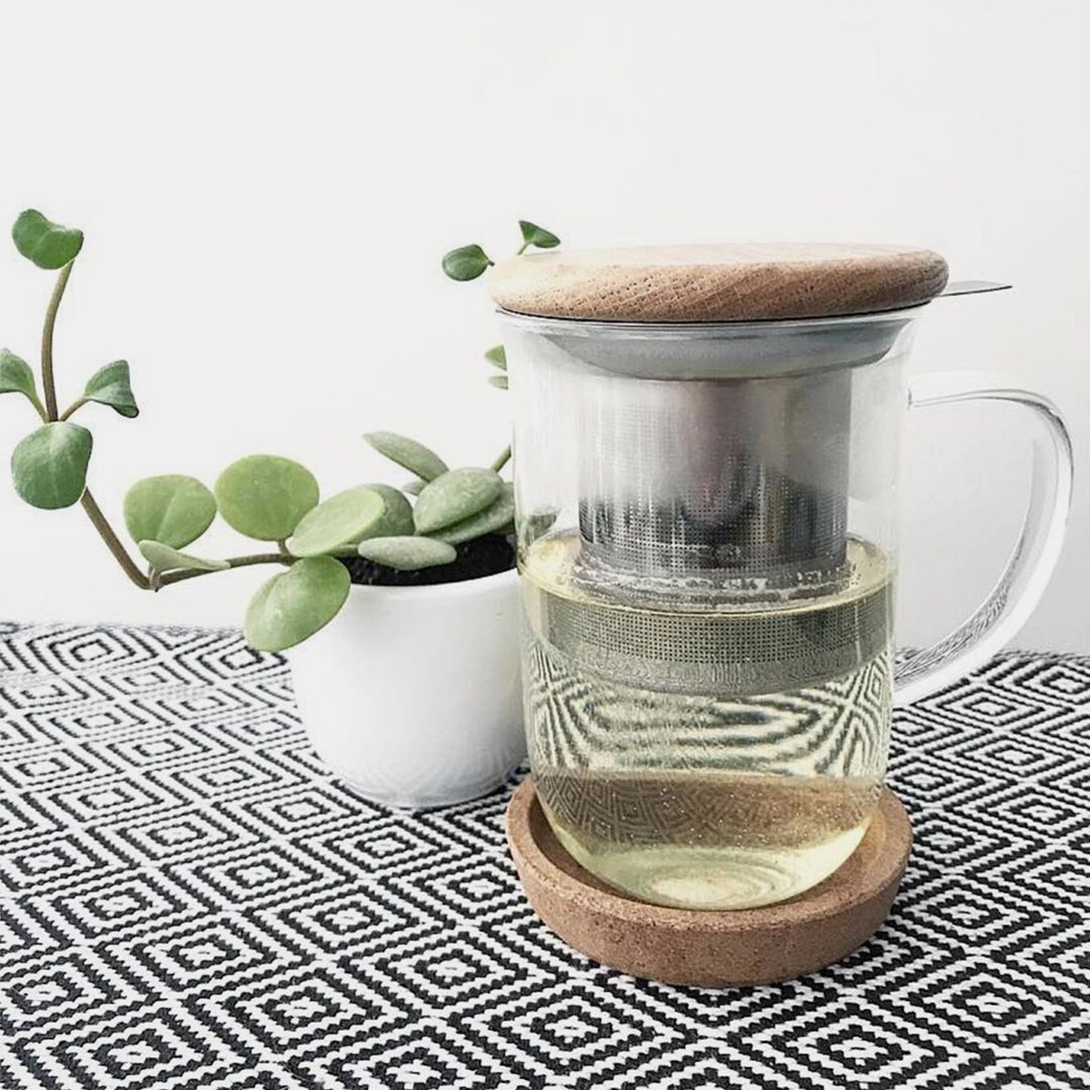 Chávena de chá com Infusor Minima Transparente-6