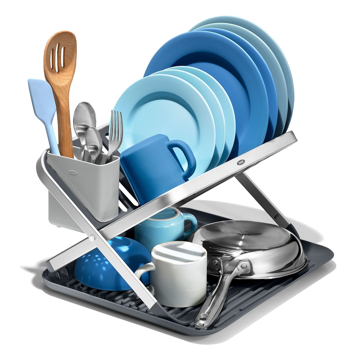 Escorredor desdobrável Good Grips Oxo Alumínio-9