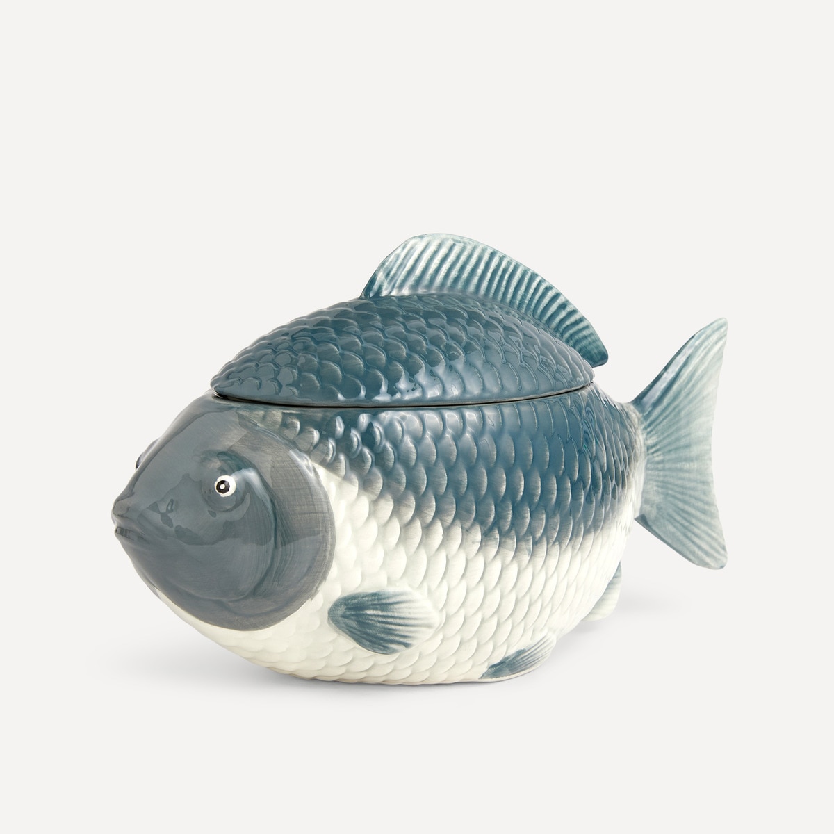 Caixa de Peixe de Cerâmica Sucre Azul-1