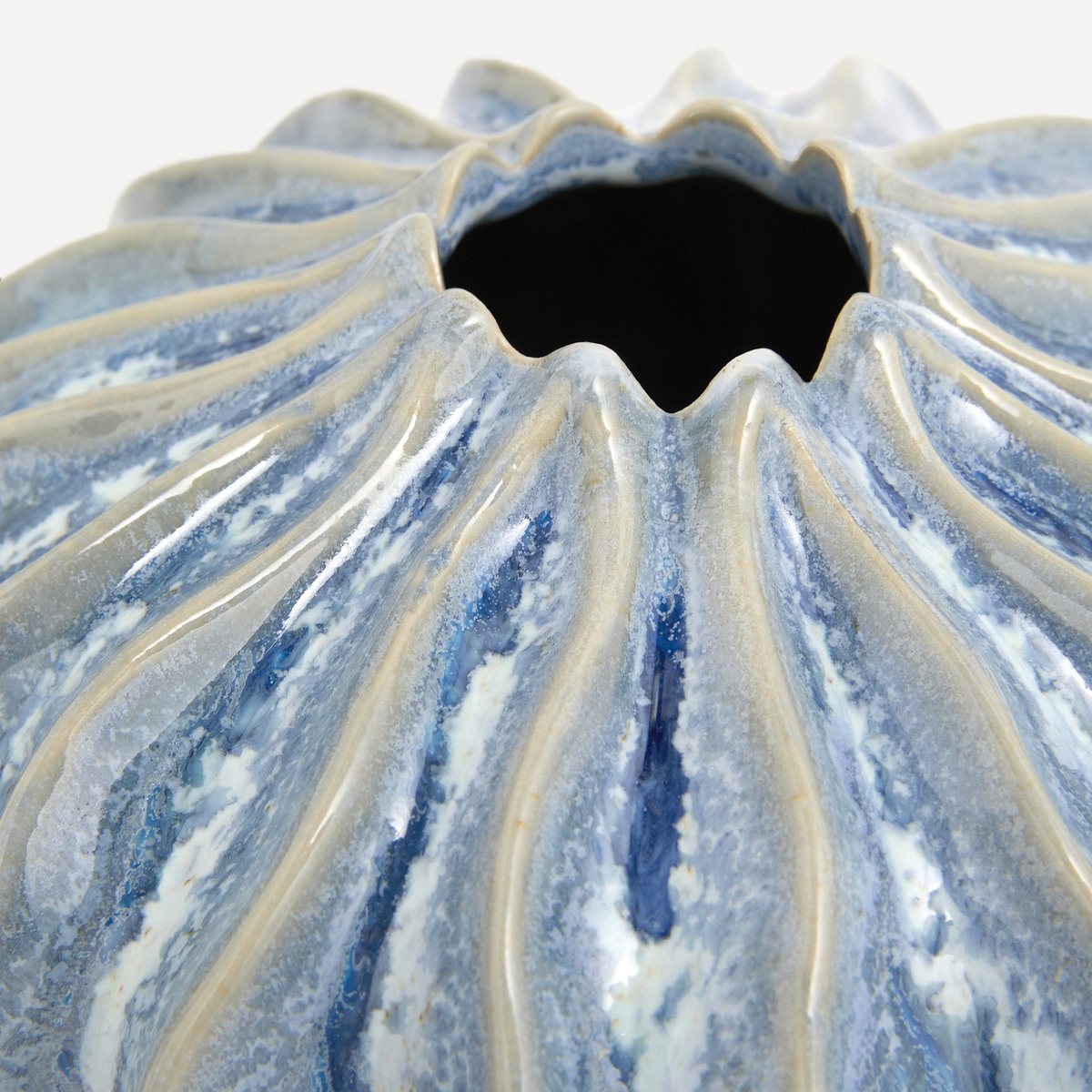 Figura Decorativa Anémona Bonao Azul-2
