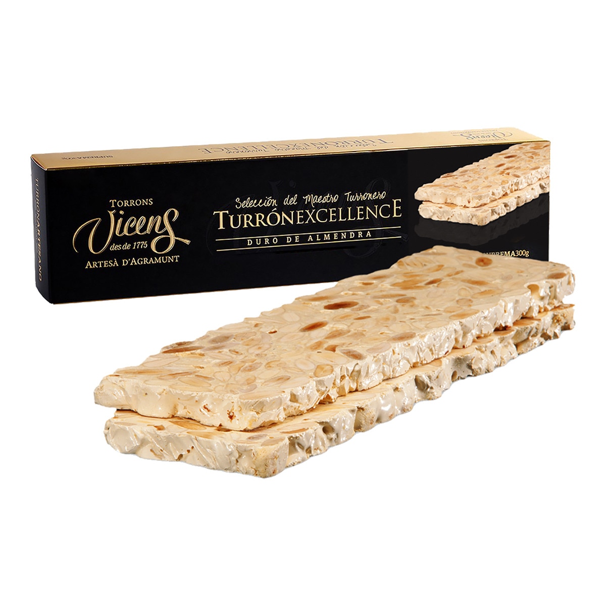 Imagen 0 de Turrón duro de almendra marcona 70% excellence Vicens
