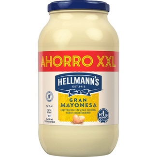 mayonesa sin gluten sin lactosa formato xxl frasco 825 ml - Hellmann's