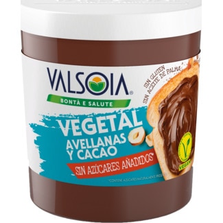 Creme de Barrar Soja Cacau sem Açucar embalagem 200 g - Valsoia
