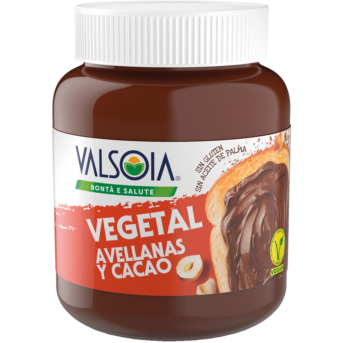 Creme para Barrar de Cacau Vegetal sem Glúten embalagem 400 g