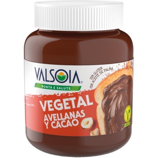 Creme para Barrar de Cacau Vegetal sem Glúten embalagem 400 g - Valsoia