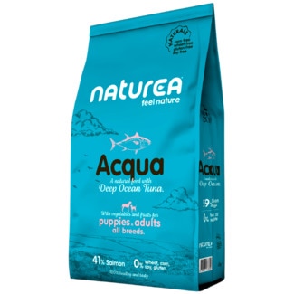 Alimento Seco para Cão Adulto e Pequeno Acqua sabor Salmão embalagem 2 kg - Naturea