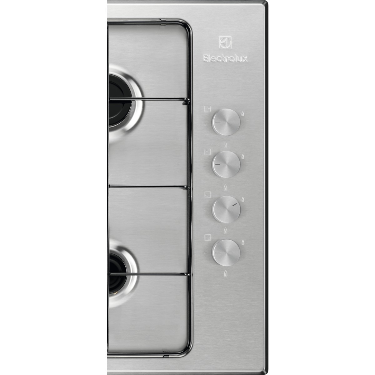 Placa gas Electrolux 4 quemadores - KGS6404SX Inox antihuellas-3