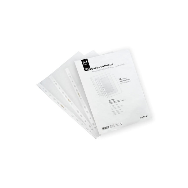 Imagem 0 de Embalagem 100 Sacas de Catálogo A4 50 Microns Ambar