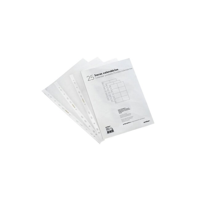 Imagem 0 de Embalagem 25 Sacas de Calendário A4 Premium Ambar