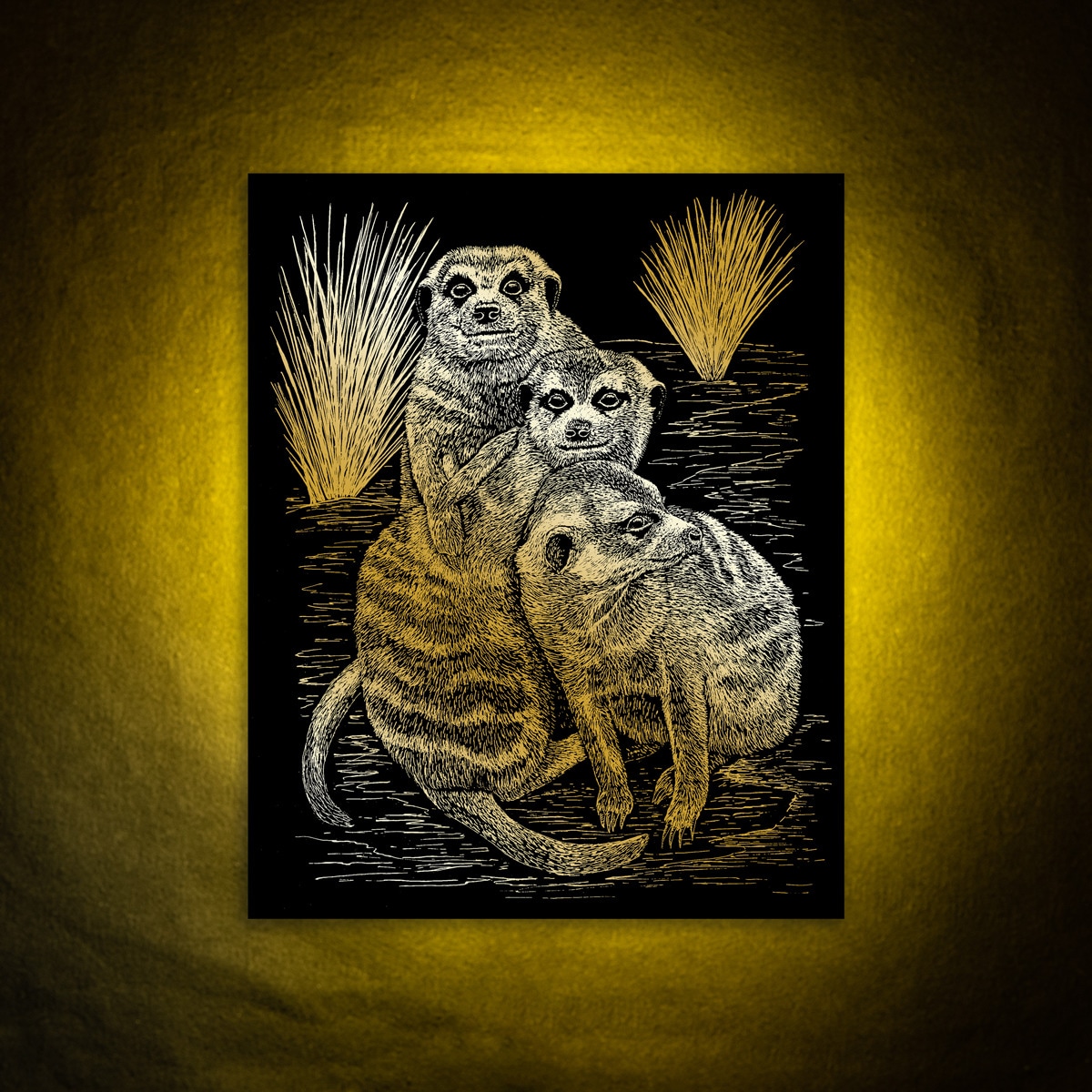 Bulk Buy: Royal Brush Gold Foil Incisione Art Kit 20,3 x 25,4 cm gufi GOLF-13 (confezione da 3