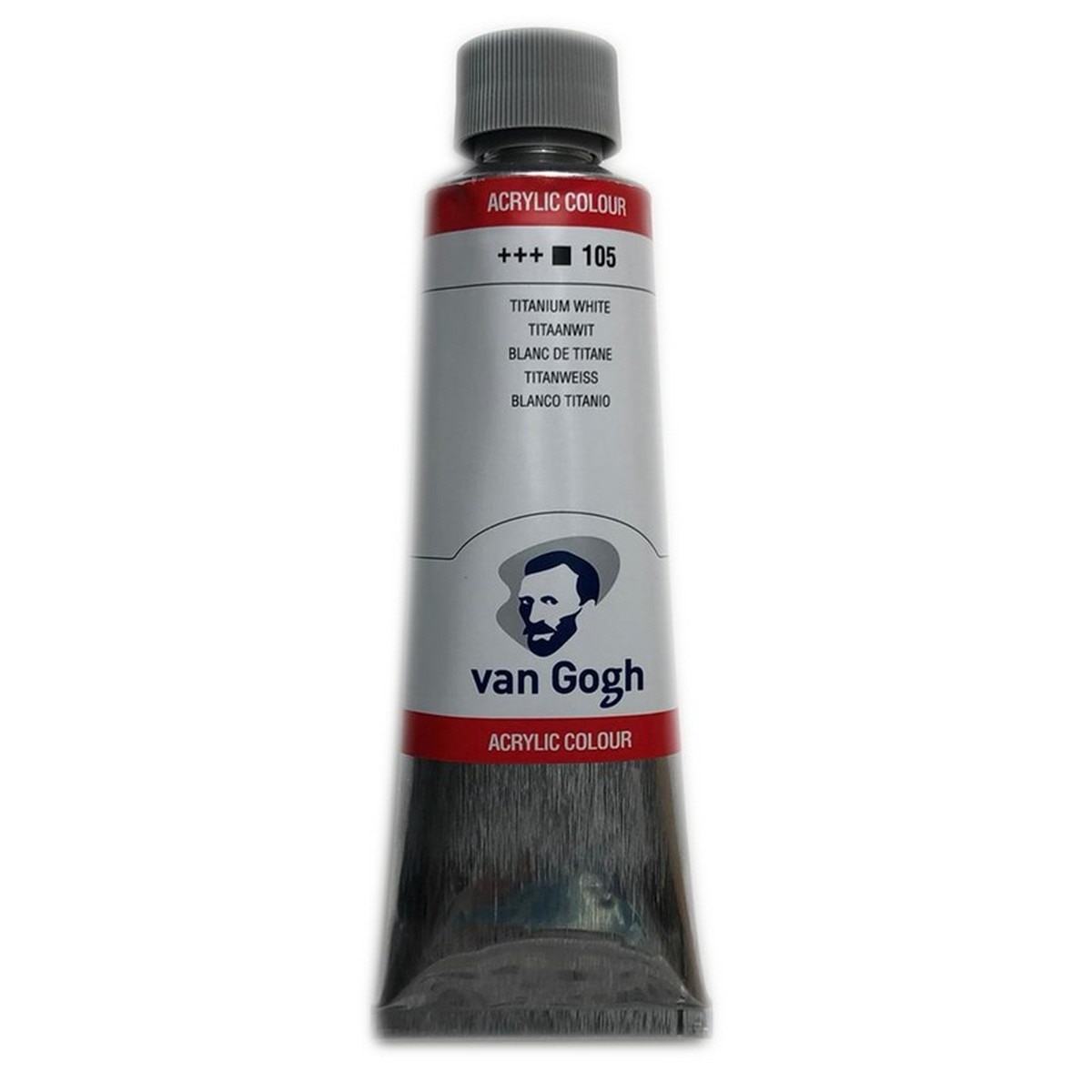 Imagem 0 de Tubo de Tinta Acrílica de 40 ml - Branco Titânio