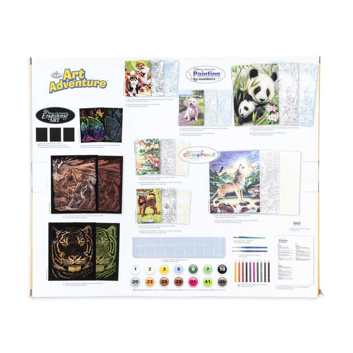 Caja de proyectos de dibujo Art Adventure Set  9 Actividades Royal & Langnickel 2