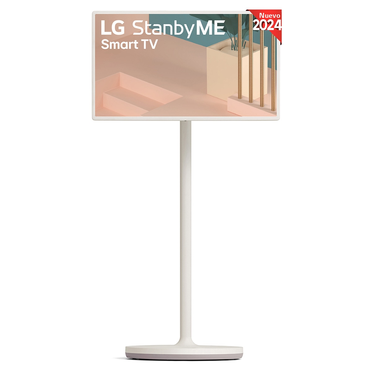 Smart TV LED 67 cm (27") LG StanbyME 27ART10AKPL, portátil y táctil, procesador Inteligente a7 Gen 4 con IA, HDR10, webOS (Reacondicionado grado A) Beige-1