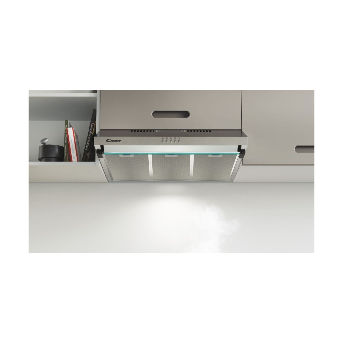 Exaustor Encastrável Candy CFT 910/4SX/1 de 3 Velocidades e de 90 cm - Inox Inox-4