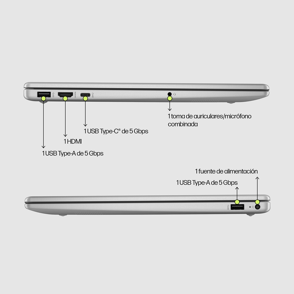 Portátil HP 15-fd0090ns, i7, 16GB, 1TB SSD, 15,6", W11 Blanco-5
