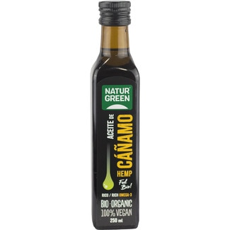 Bio Organic aceite de cáñamo ecológico botella 250 ml - Naturgreen