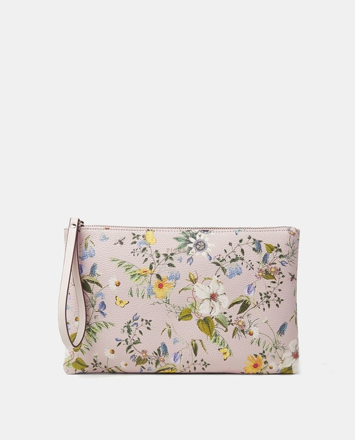 Imagem 0 de Mala Pouch Lana Estampada com Fecho de Correr