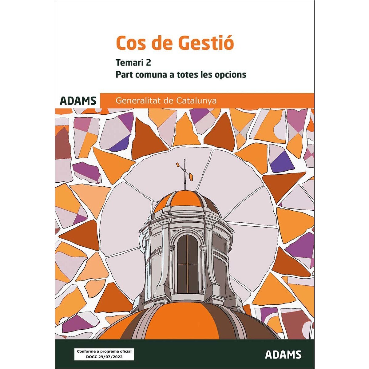 Temari 2 Cos de Gestió, Part comuna, de la Generalitat de Catalunya (Capa mole) 1