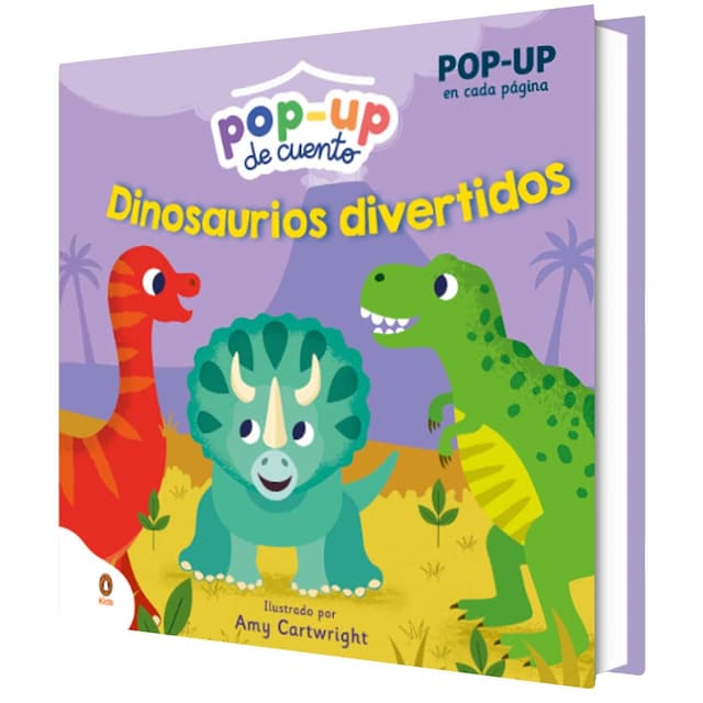 Imagem 0 de Dinosaurios divertidos (Pop-up de cuento): Con Pop-Up en cada página para niños y niñas (Capa dura)
