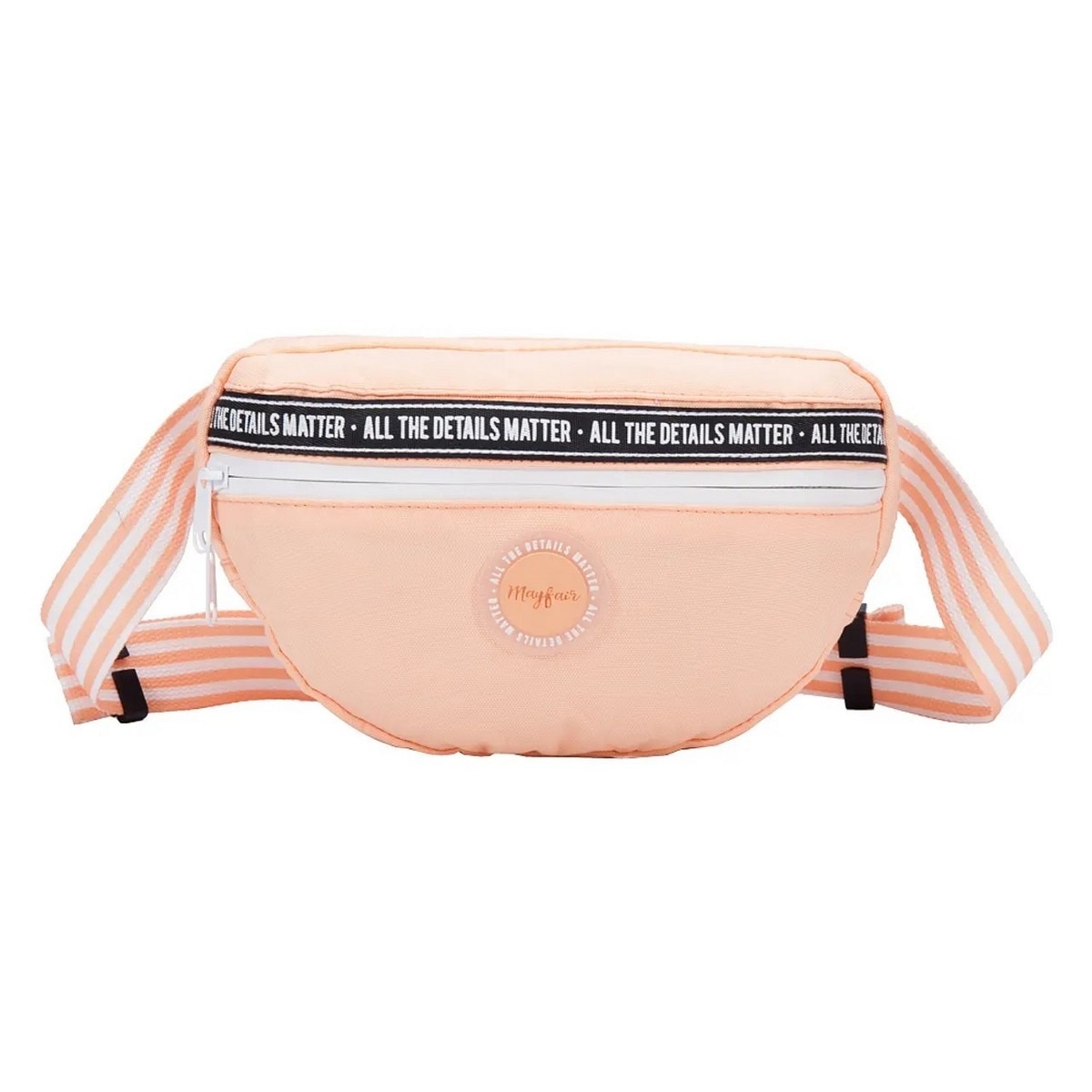 Imagem 0 de Bolsa de cintura Mayfair Pêssego 25x16x4 cm