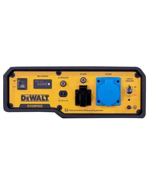 Generador Gasolina Monofásico 4T 6 kW DXGNP65E Amarillo / Negro-5