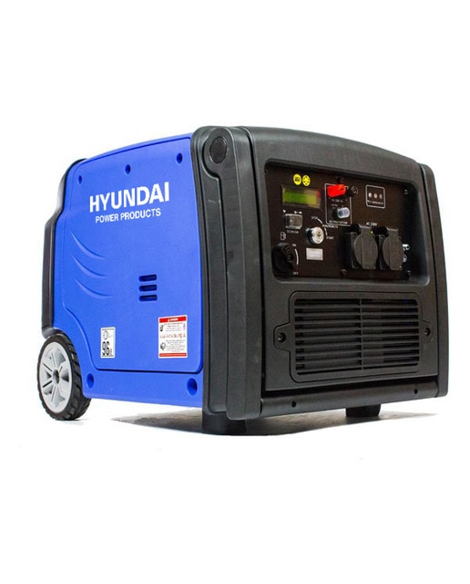 Generador Inverter Monofásico Gasolina 4T 2,8 kW HY3200SEI Azul / Negro-2