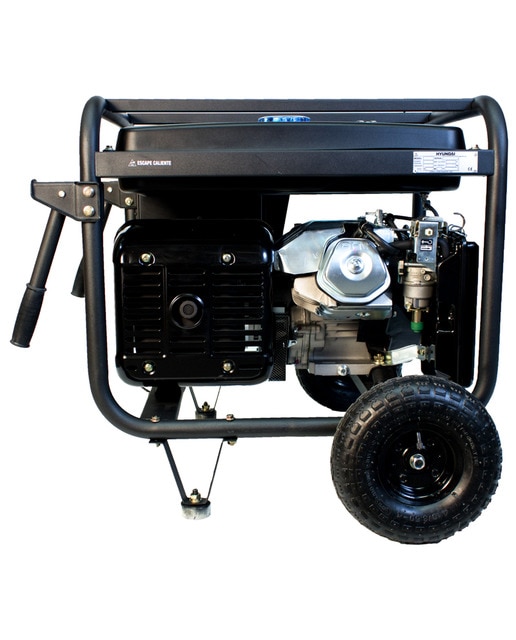 Generador Monofásico Abierto Gasolina 4T 5 kW HY7000LK Negro-3
