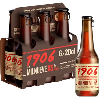 cerveza rubia Reserva Especial pack 6 botellas 20 cl - 1906
