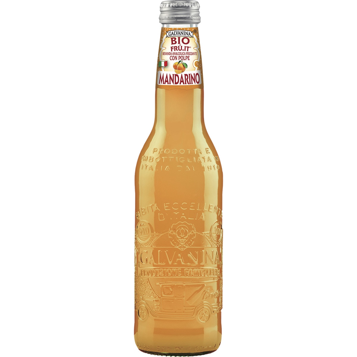 refresco de mandarina ecológico botella 35,50 cl