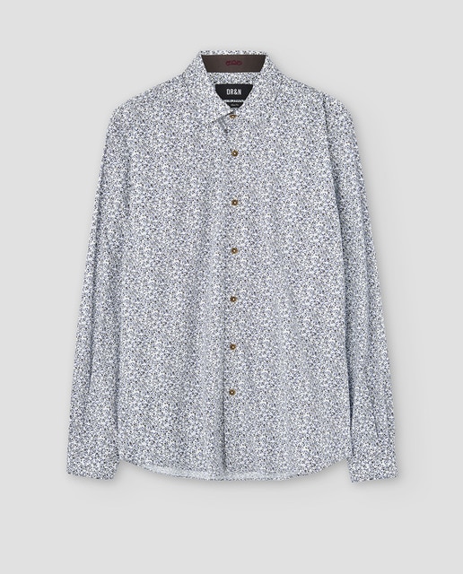 Imagen 0 de Camisa estampada cuello clásico