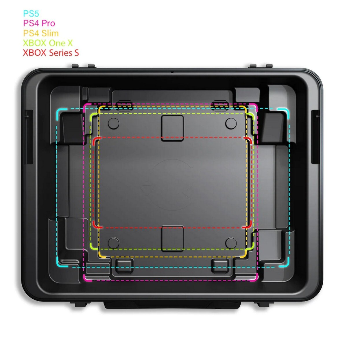 Mala Poga Arc com Monitor Gaming de 19" para PS4 Slim, PS5 e Xbox Series S - Preto 4